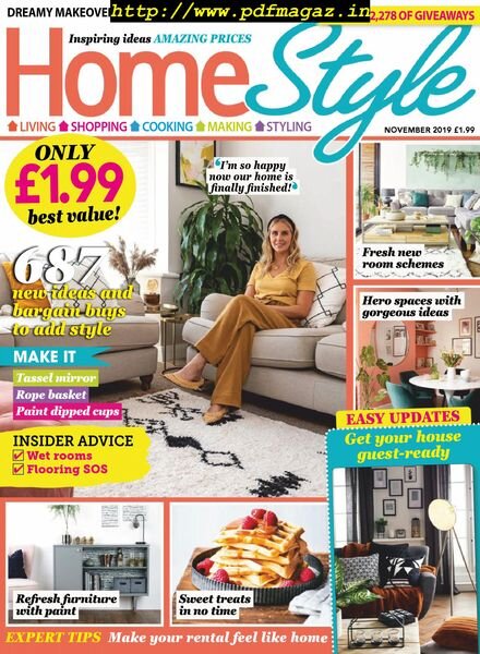 HomeStyle UK – November 2019 Cover