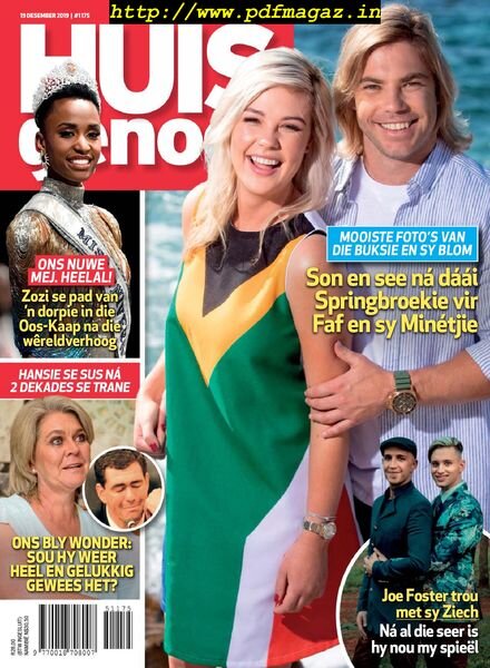 Huisgenoot – 19 Desember 2019 Cover