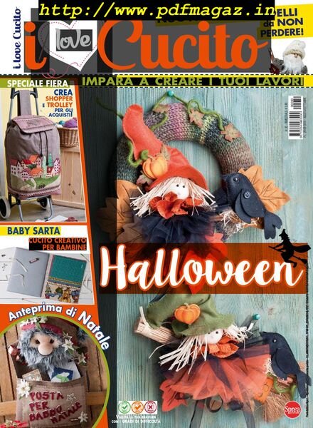 I Love Cucito – Agosto-Settembre 2019 Cover