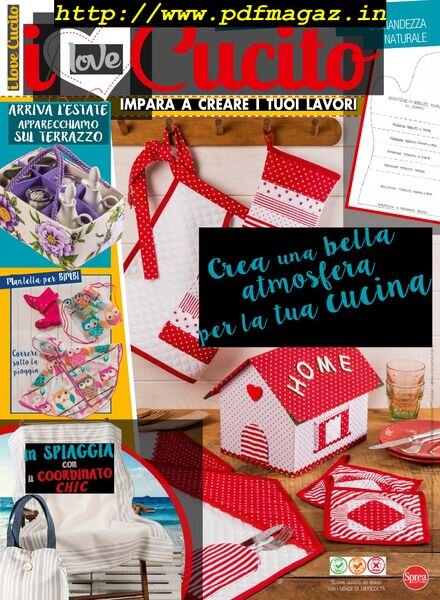 I Love Cucito – Giugno-Luglio 2018 Cover