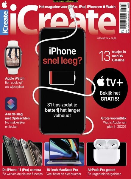 iCreate Netherlands – december 2019 Cover