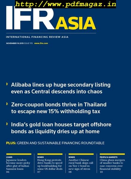 IFR Asia – November 16, 2019 Cover