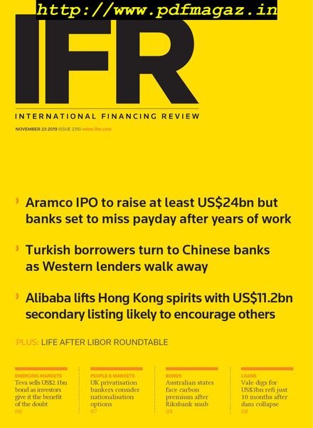 IFR Magazine – November 23, 2019 Cover