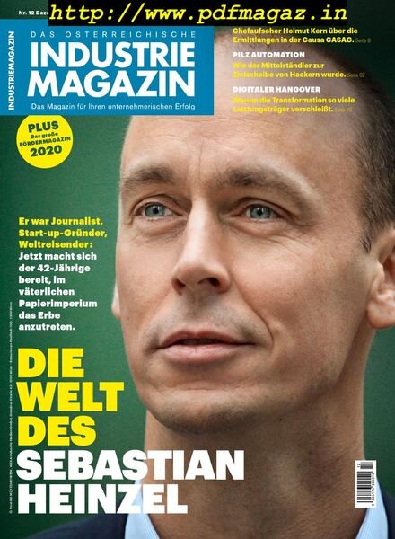 Industrie Magazin – Dezember 2019 Cover
