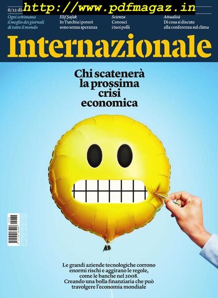 Internazionale – 6 Dicembre 2019 Cover