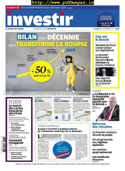 Investir – 14 Decembre 2019 Cover