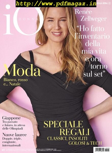 Io Donna del Corriere della Sera – 14 dicembre 2019 Cover