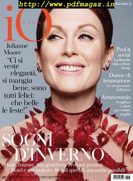 Io Donna del Corriere della Sera – 23 novembre 2019 Cover