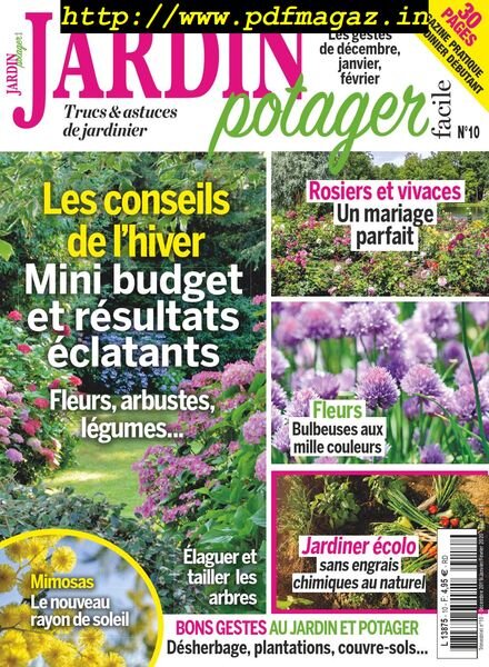 Jardin Potager Facile – decembre 2019 Cover