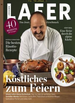 Johann Lafer Journal – Winter 2019