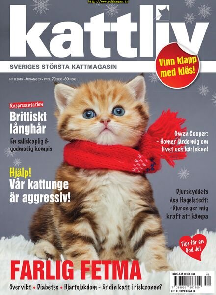 Kattliv – 26 november 2019 Cover