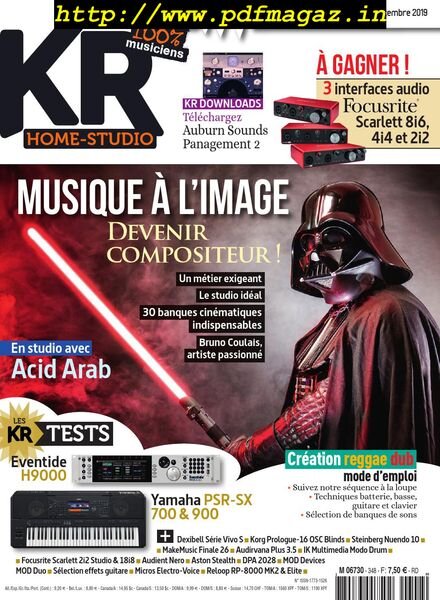 Keyboard Recording Home-Studio – decembre 2019 Cover