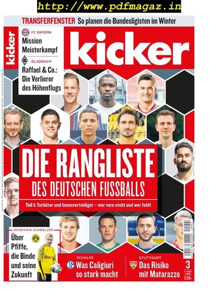 Kicker – 02 Januar 2020 Cover