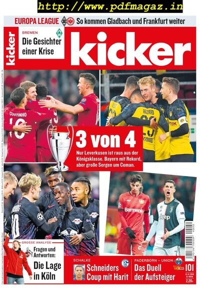 Kicker – 12 Dezember 2019 Cover