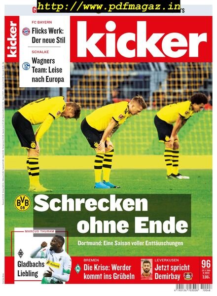 Kicker – 25 November 2019 Cover