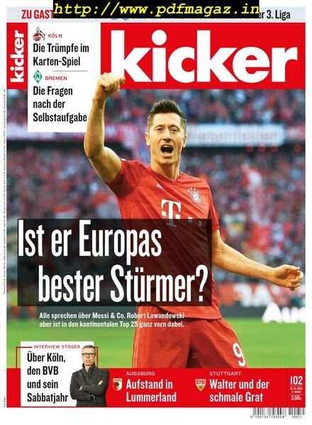 kicker – Dezember 2019 Cover