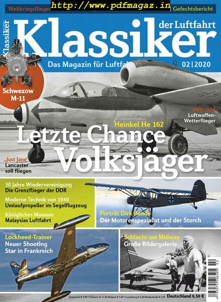 Klassiker der Luftfahrt – Nr.2 2020 Cover