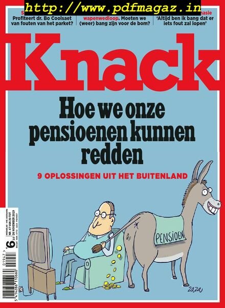 Knack Belgium – 20 November 2019 Cover