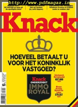 Knack Belgium – 27 November 2019