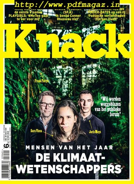 Knack Belgium – 4 December 2019 Cover