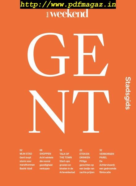 Knack Weekend Stadsgids – 27 Novembre 2019 Cover