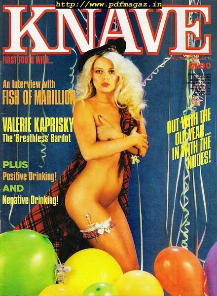 Knave – Volume 16 N 12, December 1984 Cover