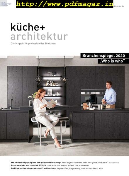 Kuche+Architektur – Dezember 2019 Cover