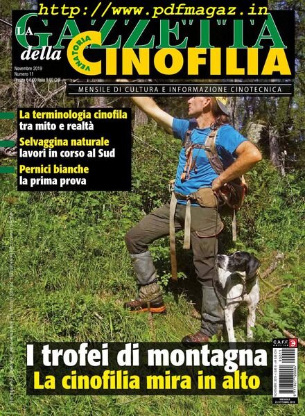 La Gazzetta Della Cinofilia Venatoria – Novembre 2019 Cover