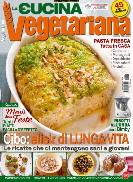 La Mia Cucina Vegetariana – dicembre 2019 Cover