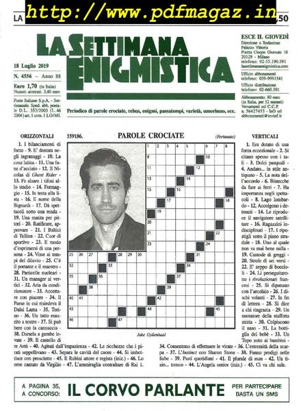 La Settimana Enigmistica – 18 Luglio 2019 Cover