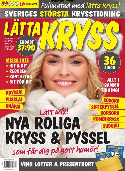 Latta kryss – 19 november 2019 Cover
