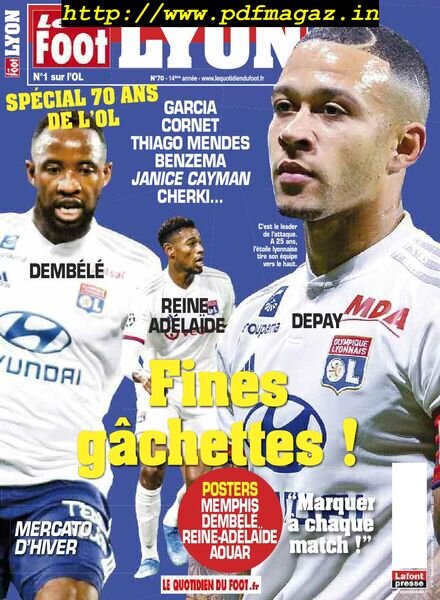 Le Foot Lyon – decembre-janvier 2019 Cover