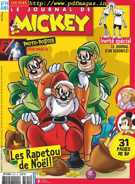 Le Journal de Mickey – 11 decembre 2019 Cover