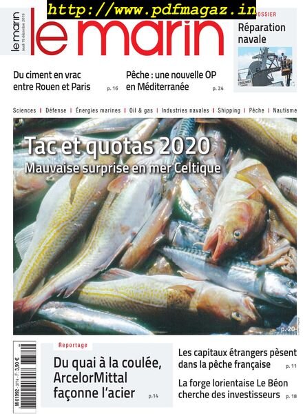 Le Marin – 19 decembre 2019 Cover