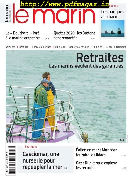 Le Marin – 26 decembre 2019 Cover