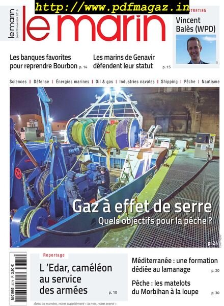 Le Marin – 28 novembre 2019 Cover