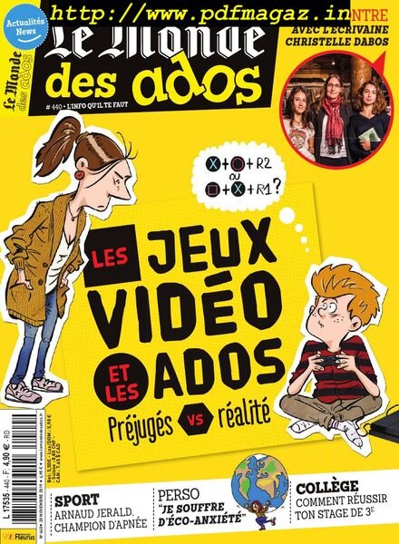 Le Monde des Ados – 20 novembre 2019 Cover