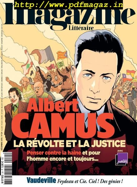 Le Nouveau Magazine Litteraire – decembre 2019 Cover