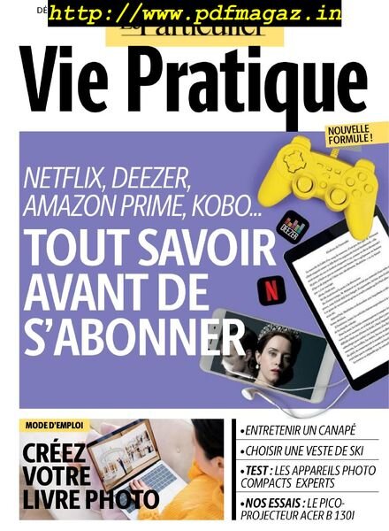 Le Particulier Vie Pratique – Decembre 2019 Cover