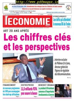 Le quotidien de l’economie magazine Afrique – 16 decembre 2019