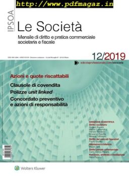 Le Societa – Dicembre 2019
