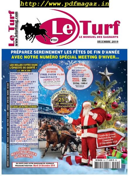 Le Turf – decembre 2019 Cover