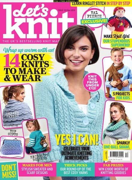 Let’s Knit – January 2020 Cover