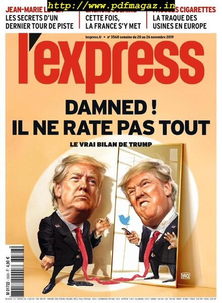 L’Express – 20 novembre 2019 Cover