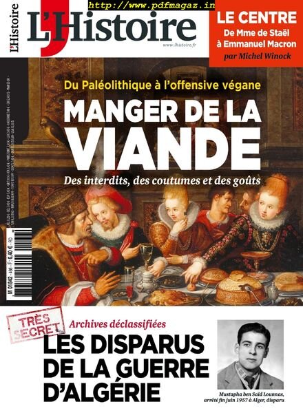 L’Histoire – Decembre 2019 Cover