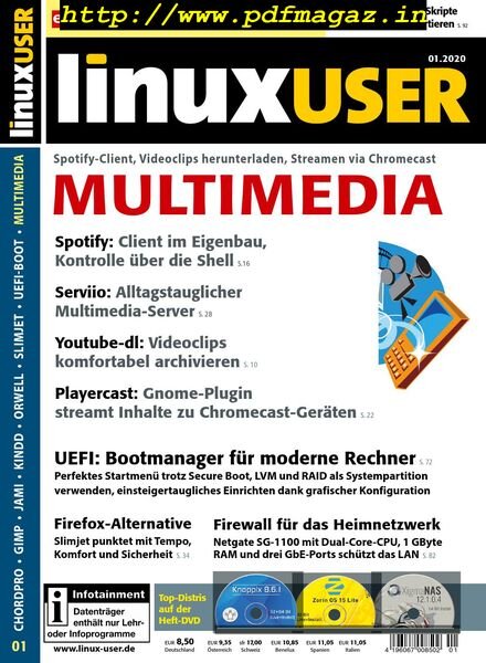 LinuxUser – Januar 2020 Cover