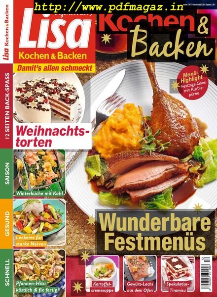 Lisa Kochen & Backen – Dezember 2019 Cover