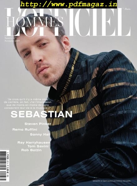 L’Officiel Hommes Paris – novembre 2019 Cover
