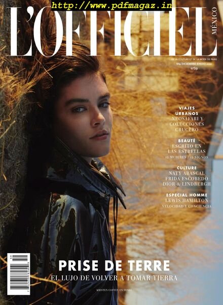 L’Officiel Mexico – diciembre 2019 Cover