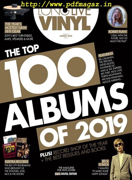 Long Live Vinyl – Issue 34 – January 2020 Cover